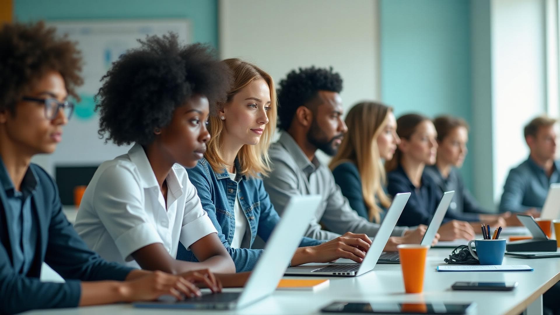 Professional learning environment with technology